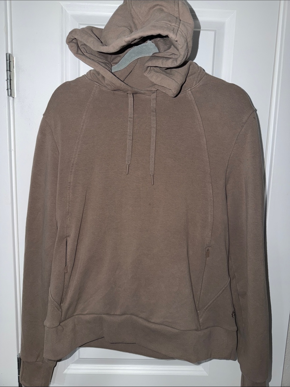 Athleta Women's Hooded Pullover Sweatshirt - Brown